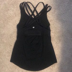 EUC Lululemon open back tank